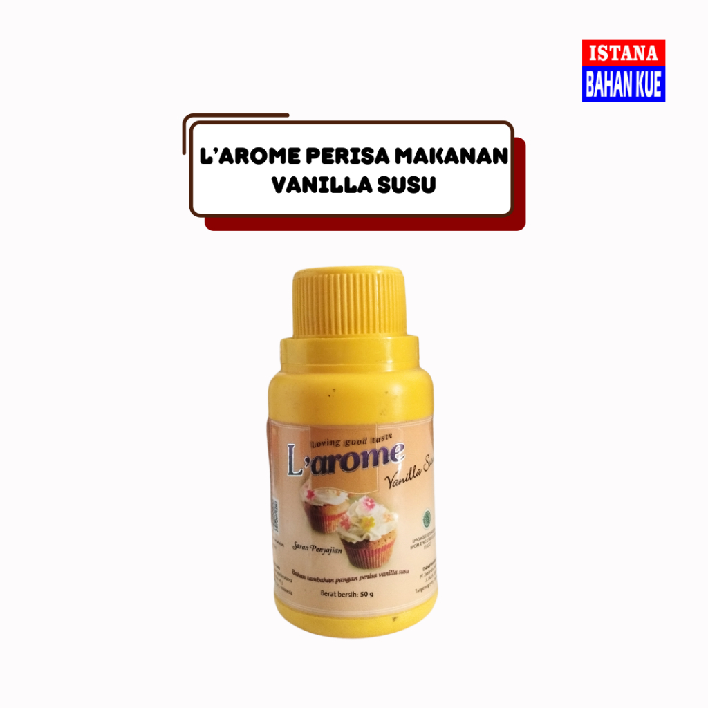 

L'arome perisa bubuk vanilla susu makanan 50gr