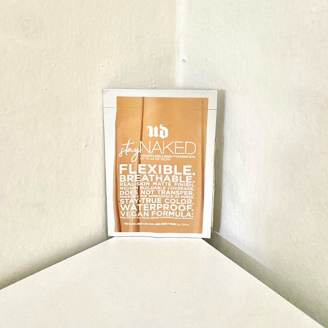 ORIGINAL URBAN DECAY STAY NAKED FOUNDATION SHADE 30NN TRIAL SIZE SACHET 2ml