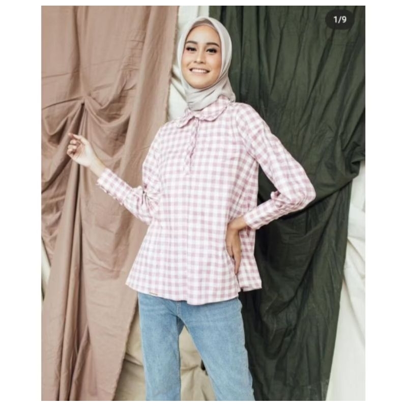 PL Preloved VGC Claudia Blouse S by Wearing Klamby