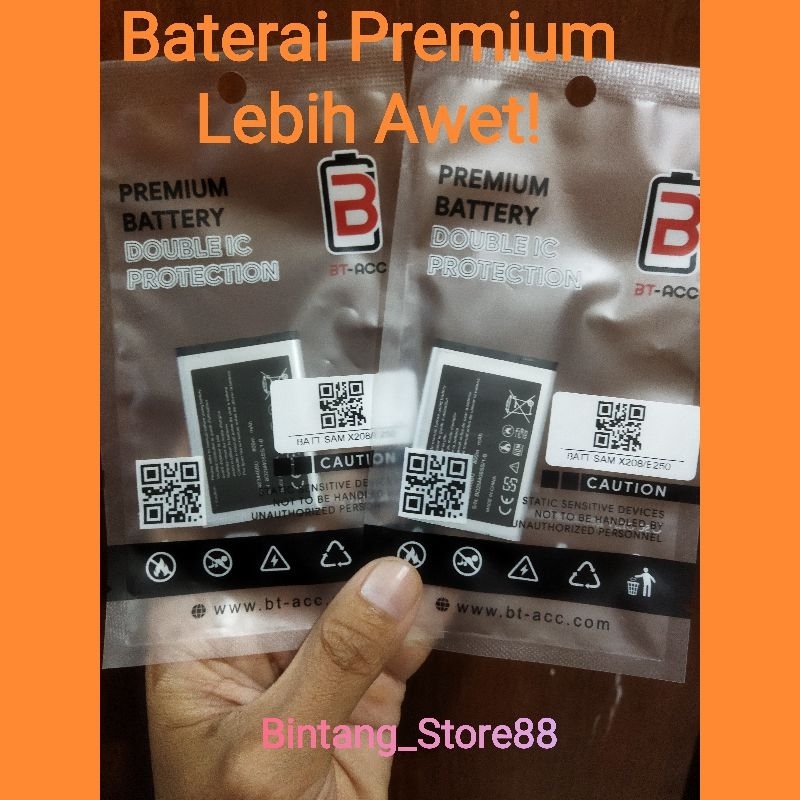 Batre Baterai Double Power Samsung Lipat GT-E1272 Caramel Premium