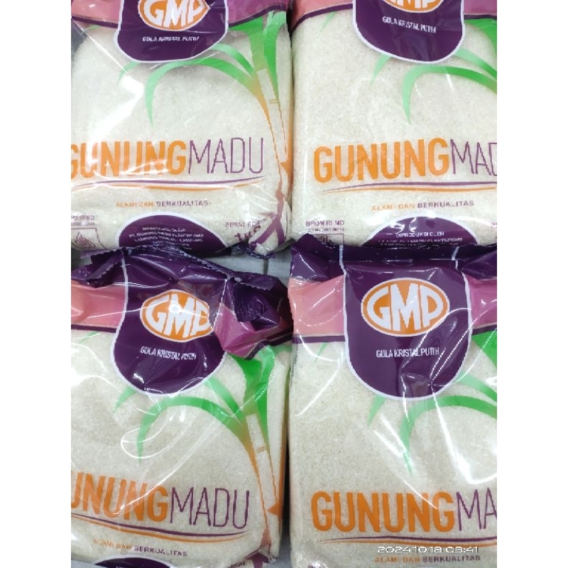 

Gula GMP putih kemasan 1 kg