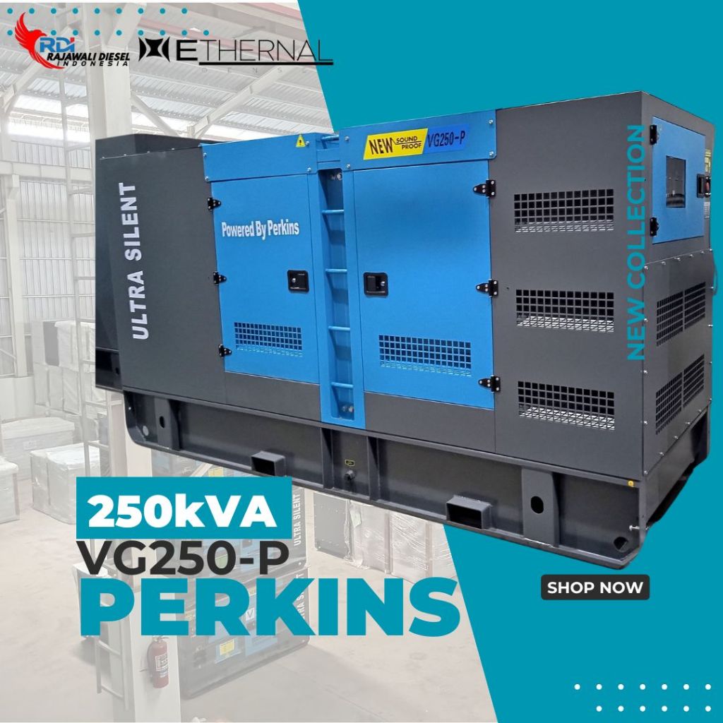 Genset Silent | 250 KVA | Genset Diesel Perkins Ultra Silent-Etheral GENSET