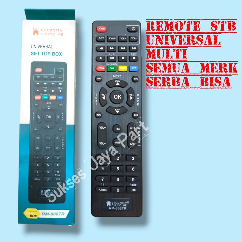 Remote Multi STB Multi Universal Semua Merk Remote Multi STB DVB T2
