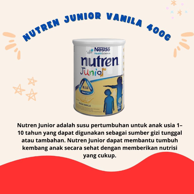 

NUTREN JUNIOR VANILA 400G