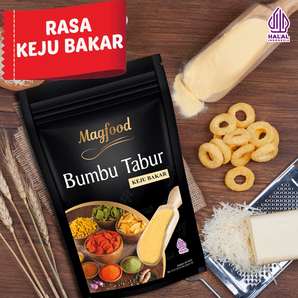 

Magfood Bumbu Tabur Keju Bakar [ 500gr / 1kg ]