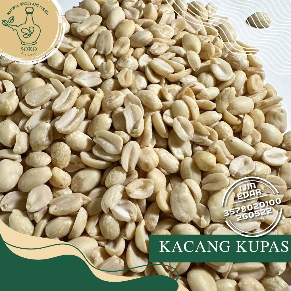 

Kacang Tanah Kupas 25/29(besar) / Kacang Bali