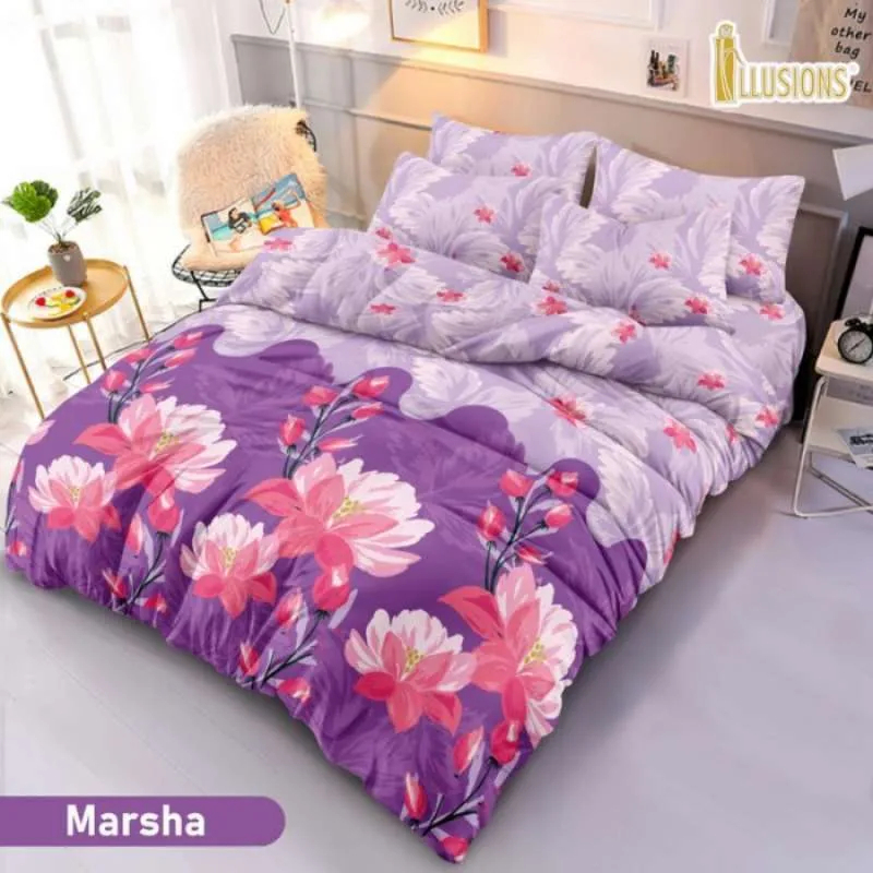 BEDCOVER ILLUSIONS KING RUMBAI 180X200 ORIGINAL PRODUK INTERNAL GROUP