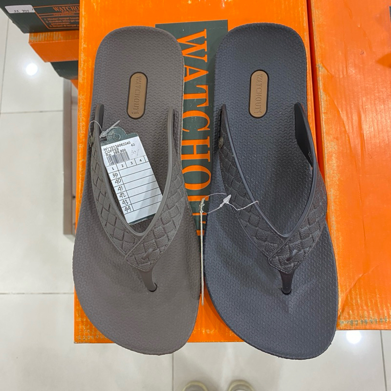 • WATCHOUT • sandal teplek pria / sandal jepit
