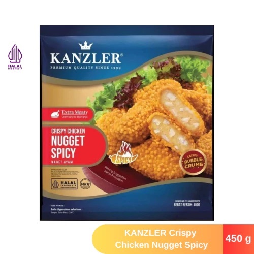 

KANZLER Spicy Crispy Chicken Nugget 450 Gram - Pedas