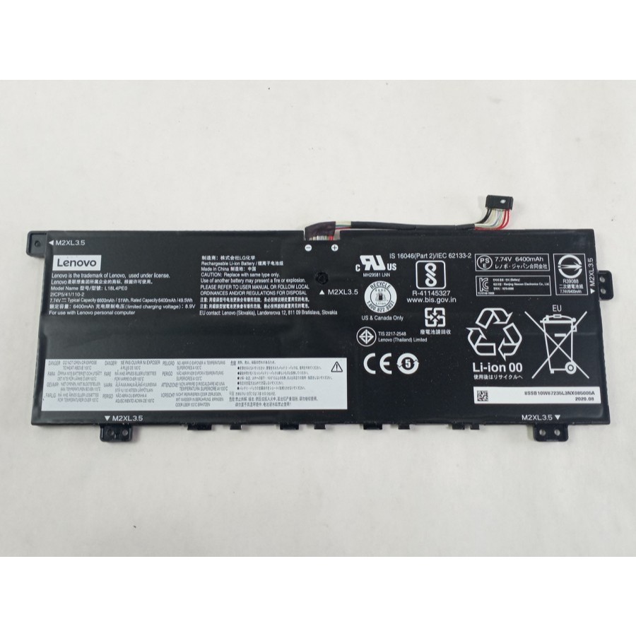 Baterai Laptop Lenovo Yoga C740 14IML C740-14IML L18C4PE0 L18L4PE0 L18M4PE0