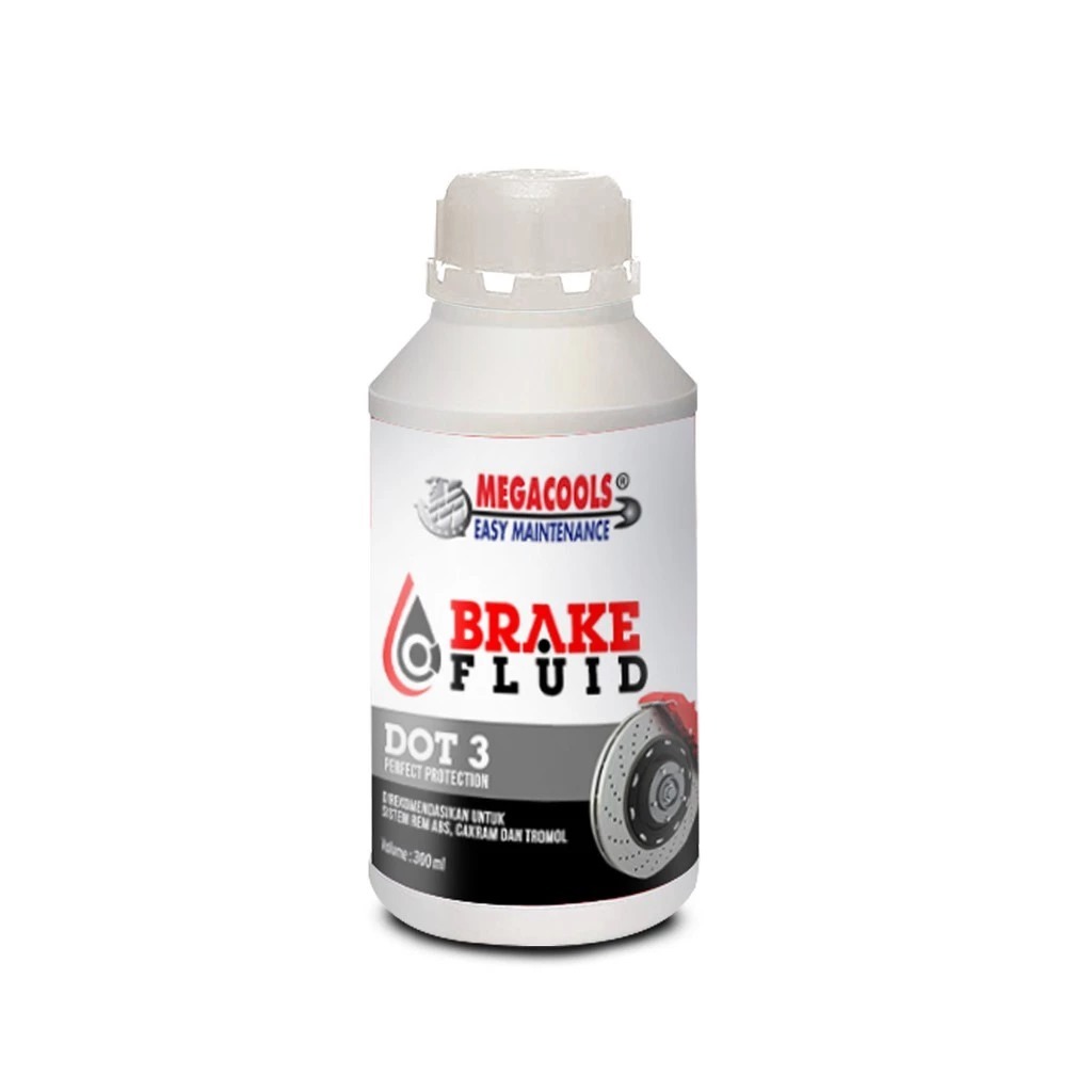 Brake Fluid Clear Megacools Brake Fluid 300ml - Clear