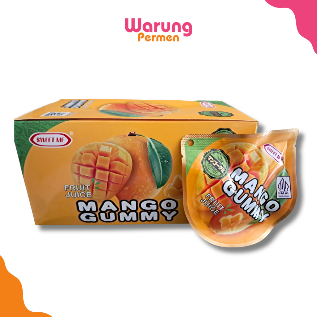 

Permen Yupi Mangga Gummy 30 Pcs / Mango Gummy Fruity Jelly Rasa Buah Buahan