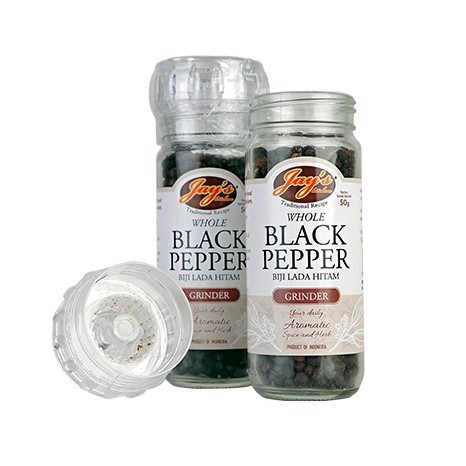 

Jay's Whole Black Pepper Grineder - 50 GRAM