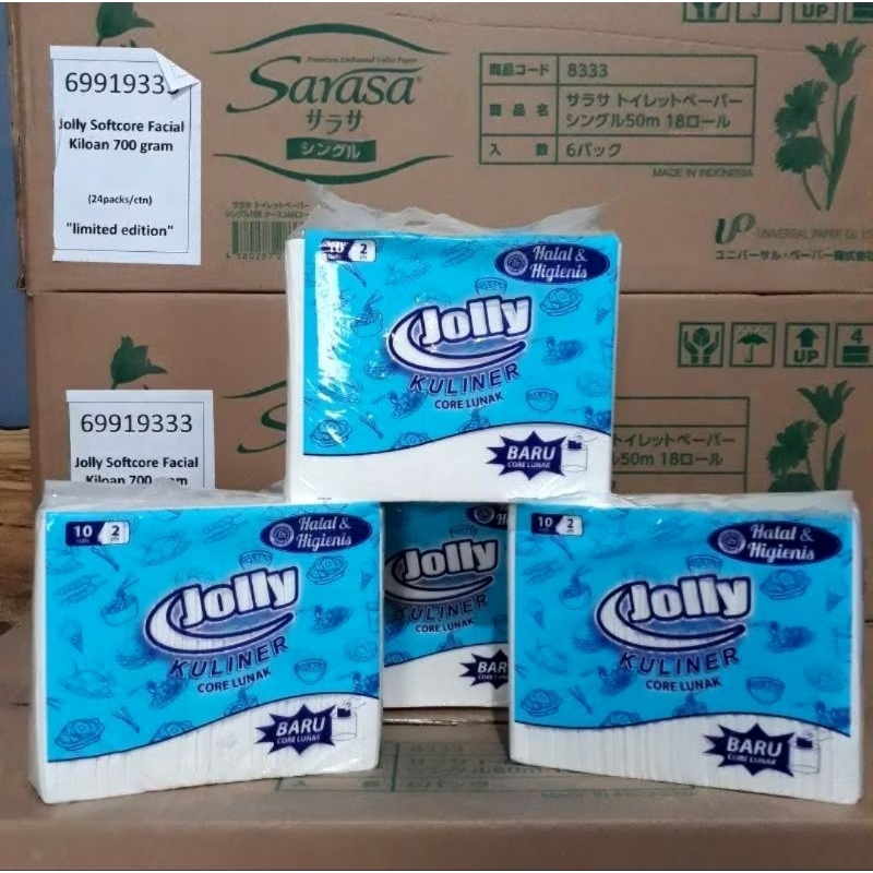TERMURAH  Tissue Jolly Murah 2 ply 700gram