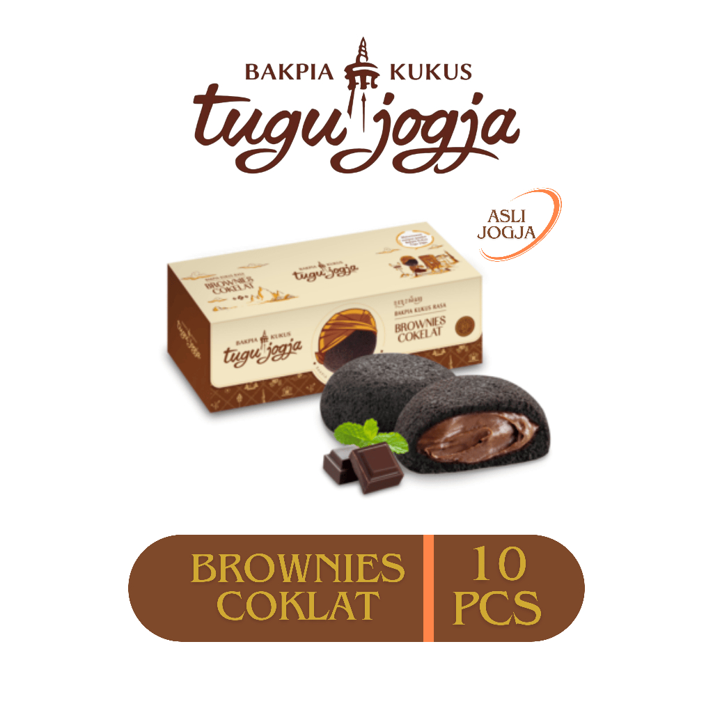 

Bakpia Kukus Tugu Jogja Travel Pack Isi 10 Rasa Brownies Coklat