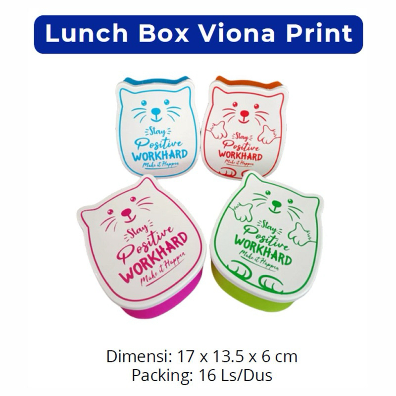 Lunch Box Anak/Tempat Makan Anak Sekolah/Box Makan Sekolah