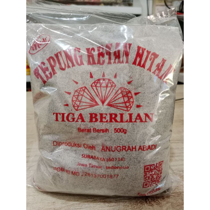 

tepung ketan hitam tiga berlian 500gr