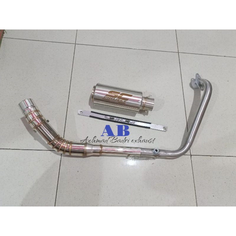 exhaust EKZOS ninja 250SL EXHAUST NINJA 250 SL knalpot ninja RR mono knalpot racing ninja mono knalp