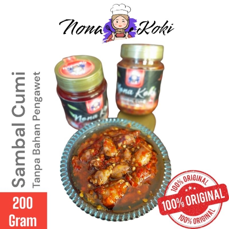 

SAMBAL CUMI TANPA BAHAN PENGAWET || 200 GRAM || FOOD, MAKANAN