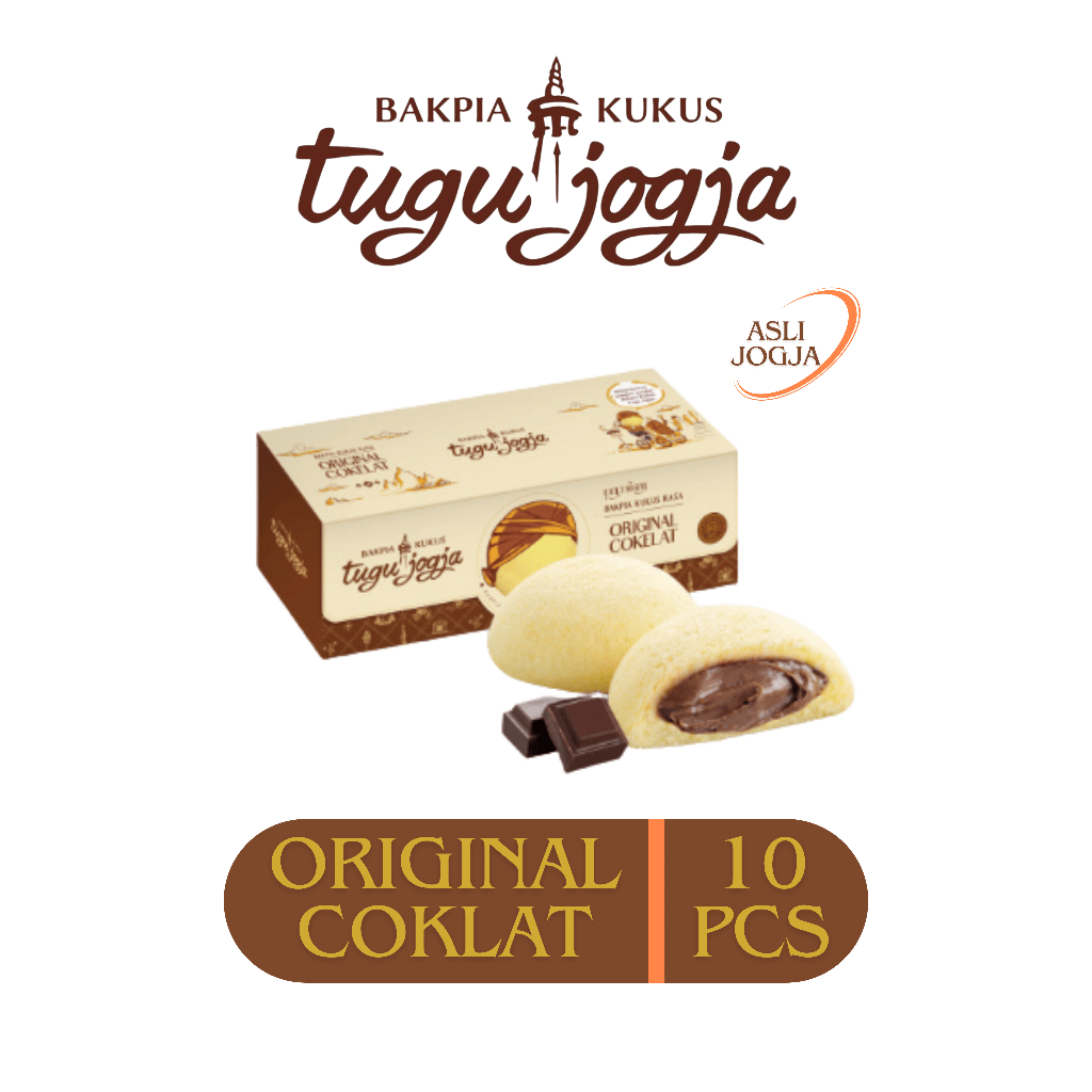 

Bakpia Kukus Tugu Jogja Travel Pack Isi 10 Rasa Original Coklat