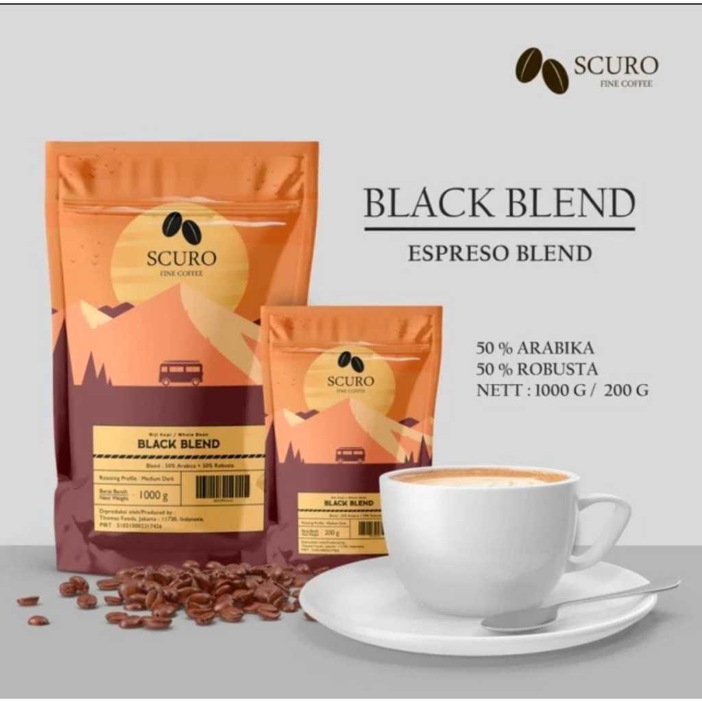 

Kopi Scuro Espresso Blend black / kopi espresso 1 kg