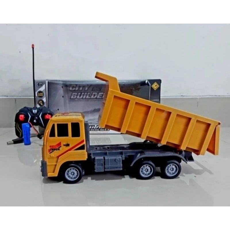 Mainin rc dump truk pasir REMOTE Control mobil truk Fuso remot model A