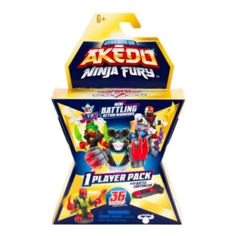 Akedo Ninja Fury 1 player Pack Original - mainan figure