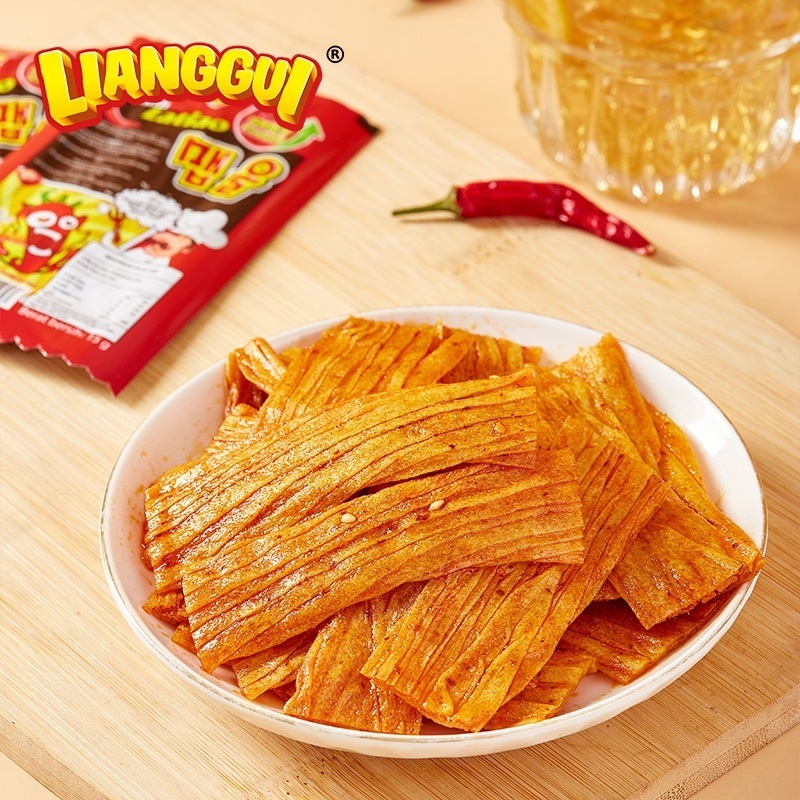 

[Cemilan Latiao] Lianggui Gluten Spicy Tofu Latiao Cemilan Snack Vegetarian