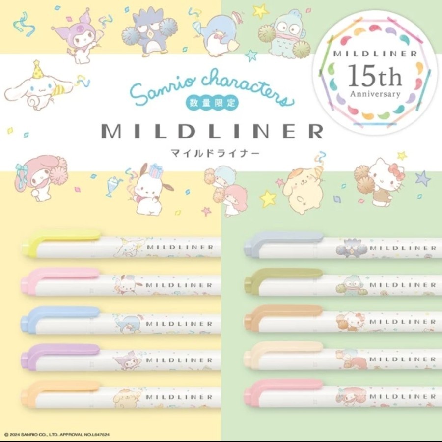 

Zebra Mildliner Sanrio Characters Double Sided Highlighter / Penanda Halaman