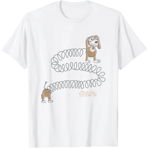 Disney Pixar Toy Story Slinky Dog Vintage Logo T-Shirt