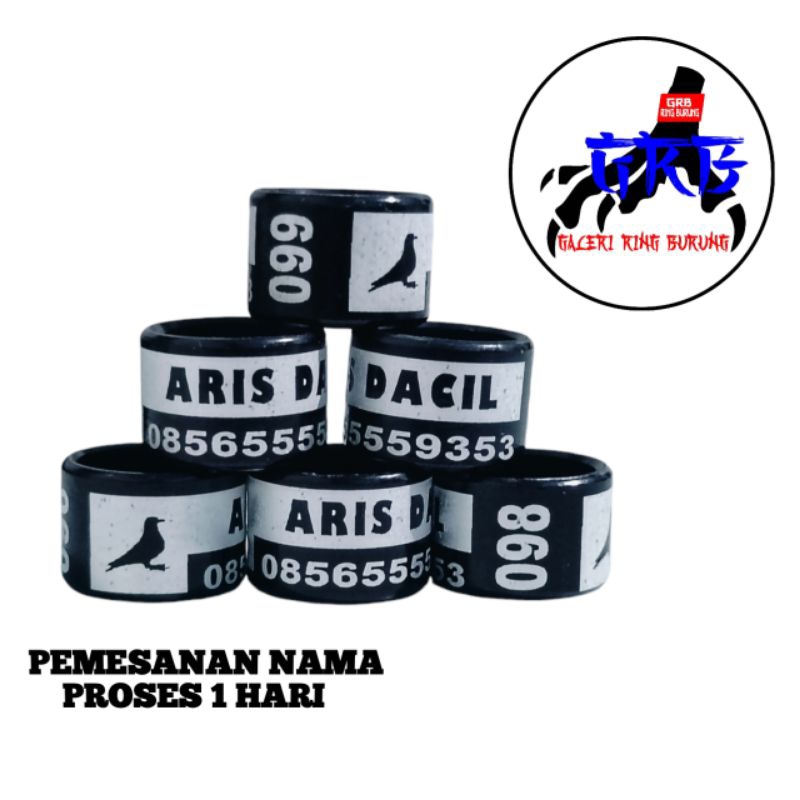 RING BURUNG MERPATI BISA CETAK NAMA