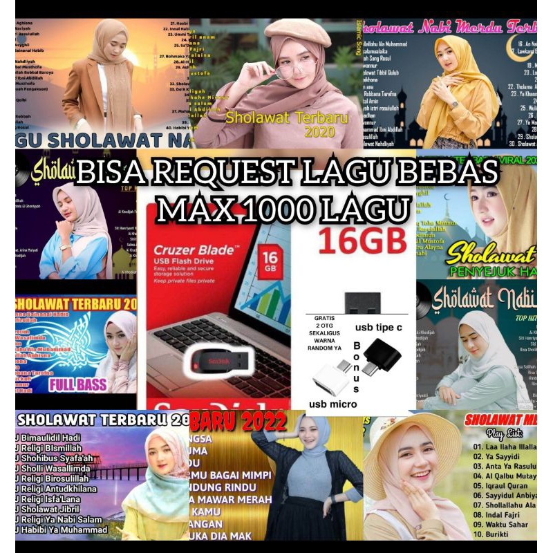 FLASHDISK SUDAH TERISI LAGU MP3 SHOLAWAT TERBARU - FLASHDISK LAGU SHOLAWAT - FLASHDISK ISI LAGU MP3 