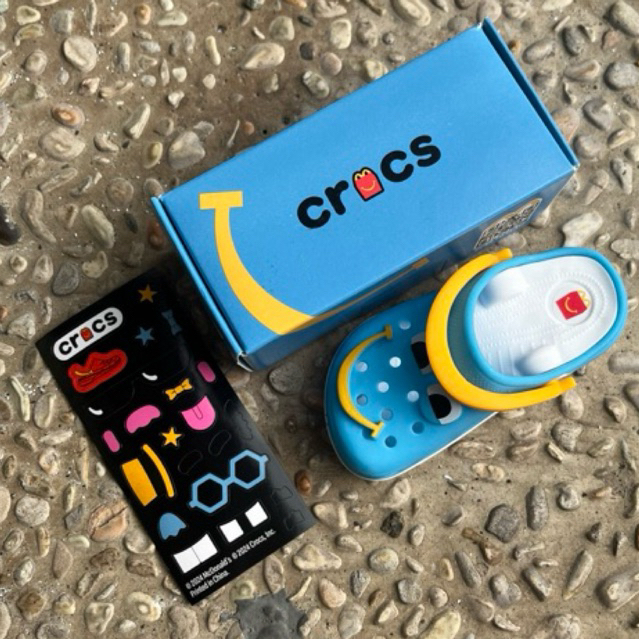 CROCS Limited BLUE Happy Meal MCD MCdonald