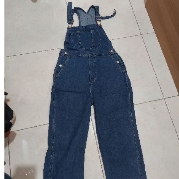 VEARST Overall Jeans Denim Biru