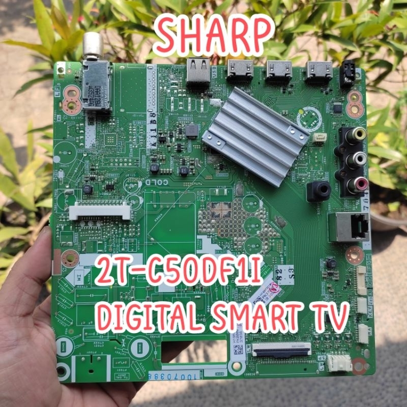 MB MAINBOARD/MESIN TV SHARP 2T-C50DF1I DIGITAL SMART TV