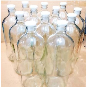 BOTOL KACA 1 LITER|BOTOL JAMU|BOTOL BENSIN||BOTOL MINUMAN