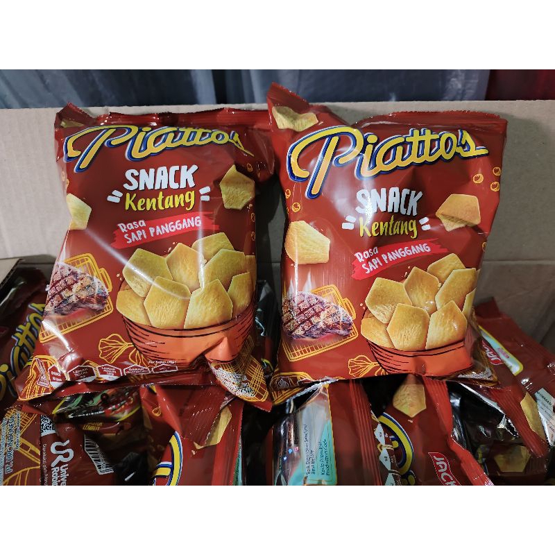 

Piattos Snack ketang Sapi panggang 68g (2pcs)