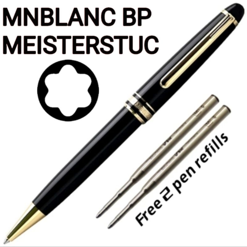 

Ballpoint Mewah MNBLANC MEISTERSTUC BP Fee 2 Refill Pen Gratis Grafir Nama