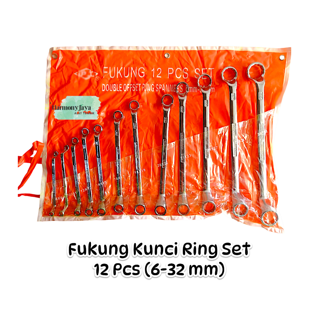 Kunci Ring Set 6 - 32 mm Fukung