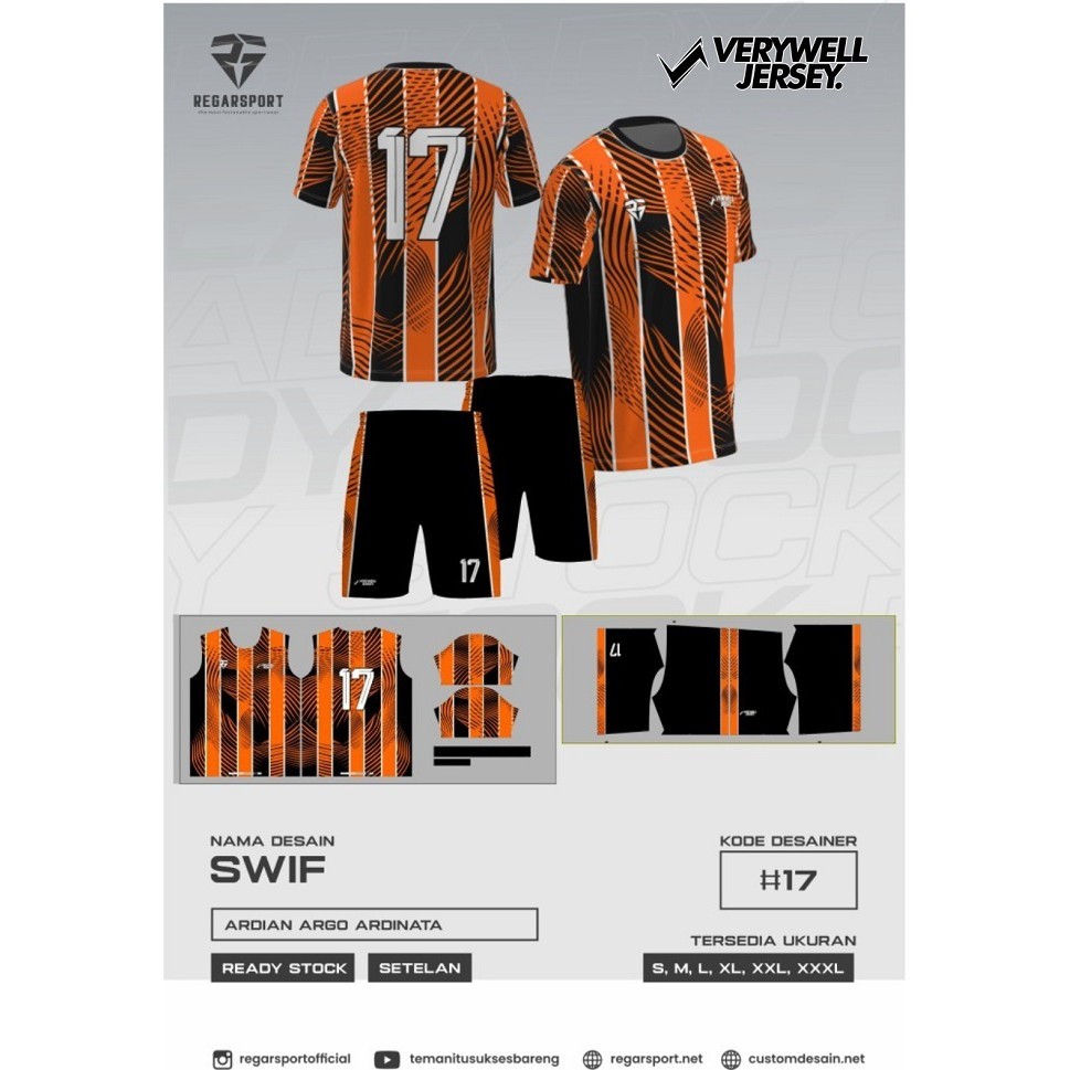 jersey verywell, stellan, atasan dan bawahan untuk