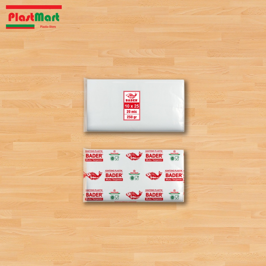Plastik PP Tipis Bader 10 x 25 cm 20 mic