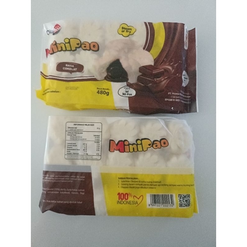 

Okepao Minipao Rasa Cokelat isi 30pcs