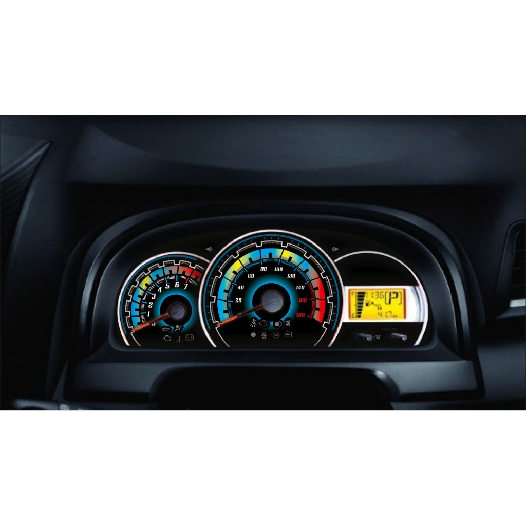 Custom Speedometer Mobil Avanza Rainbow Series