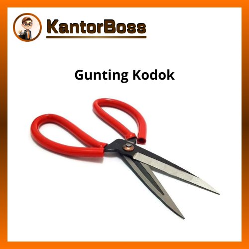 

Gunting Kodok 8" / 8 Inch Potong Seng Kertas Bahan Kain Jahit Tailor Serbaguna Besar Besi Stainless