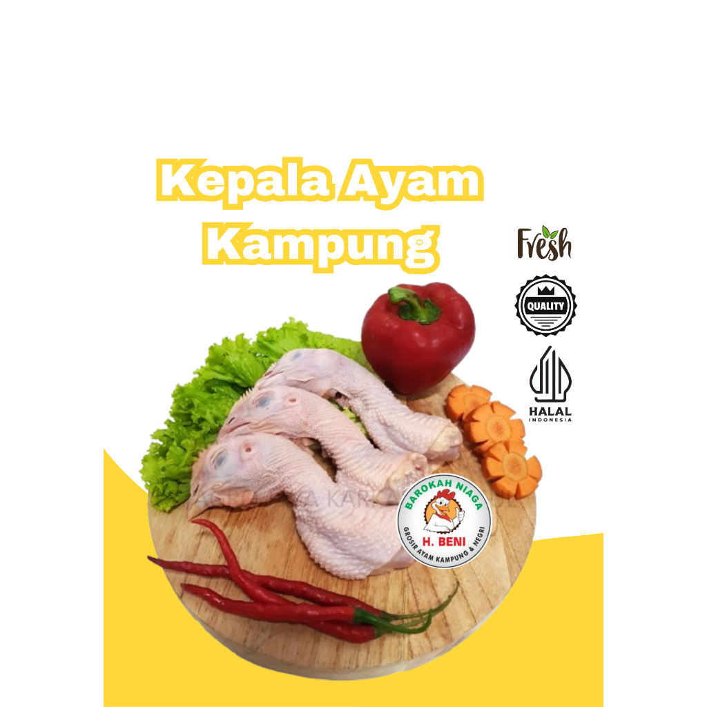 

KEPALA AYAM 1KG FROZEN TETAP FRESH