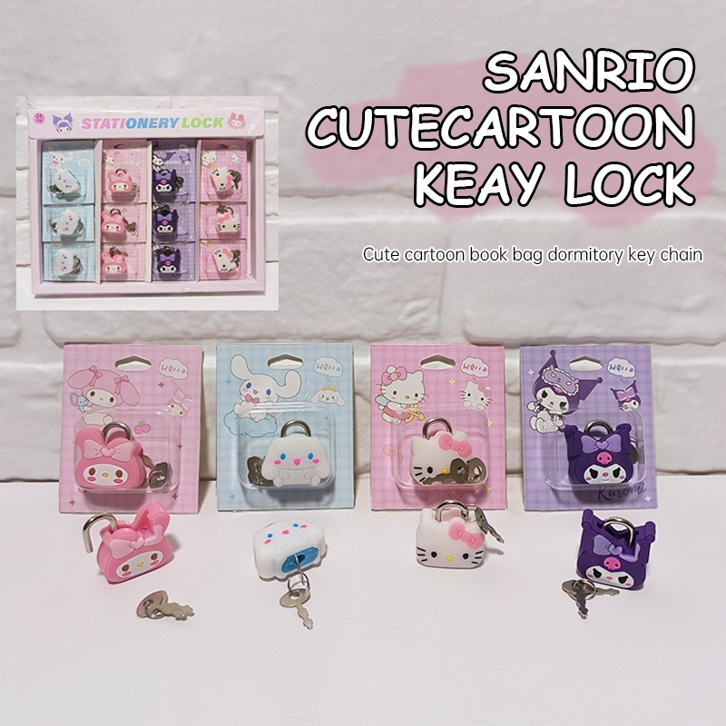 Sanrio Gembok Mini Karakter Kartun lock kunci koper tas