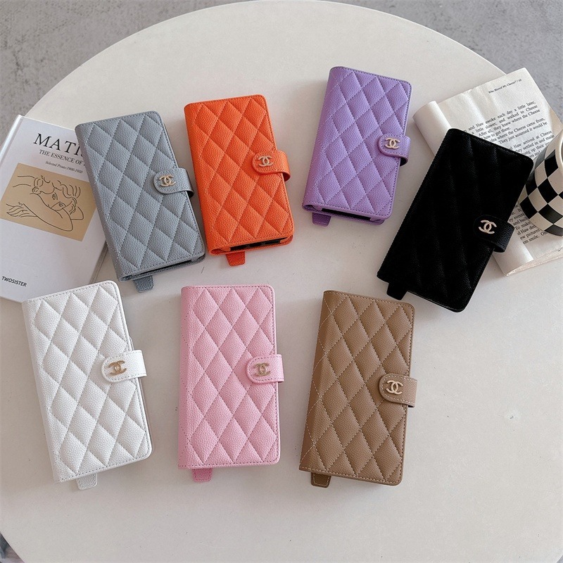 CASE CHANEL WALLET CASE FLIP COVER LEATHER iphone 12 12 pro max 13 13 pro max 14 14 pro max 15 15 pr