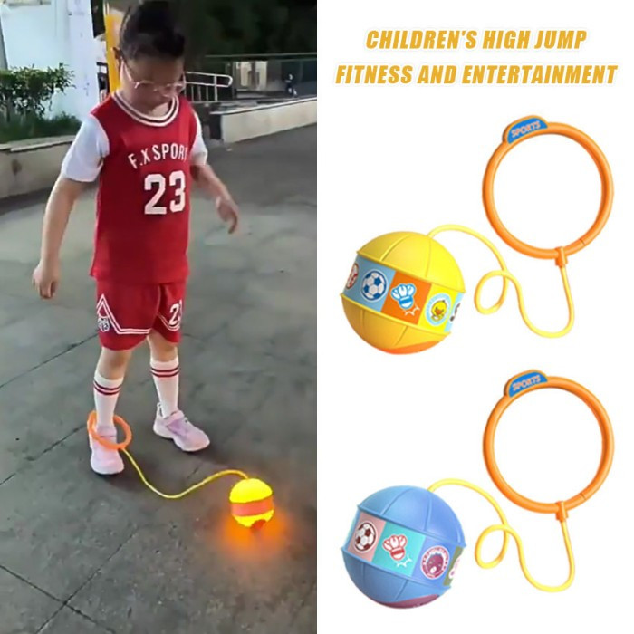 Jumpball Yoyo Kaki / Mainan Anak Hula Hoop Kaki/Mainan Hulahop Yoyo Kaki Led