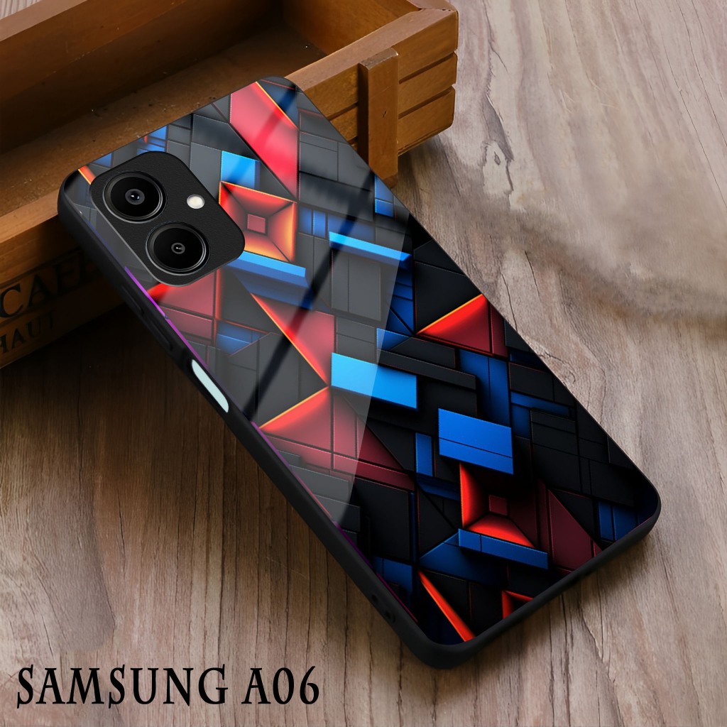 Softcase Glossy Glass Samsung A06 Terbaru [ GSC21] Casing Handphone Samsung A06 - Pelindung Handphon