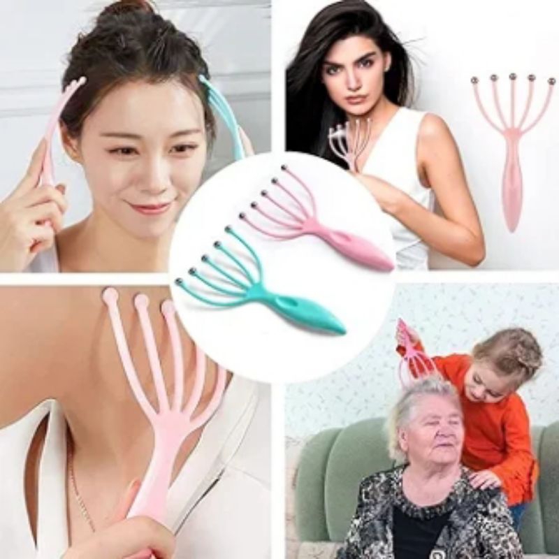 Alat Pijat Terapi Kepala Badan 5 Jari Sakit Kepala Migran